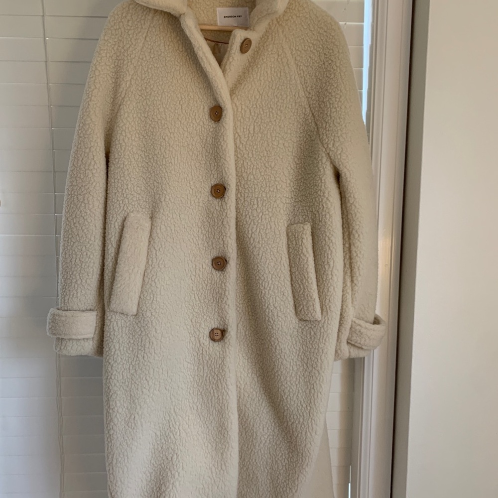 Emerson Fry Cream Teddy Jackets